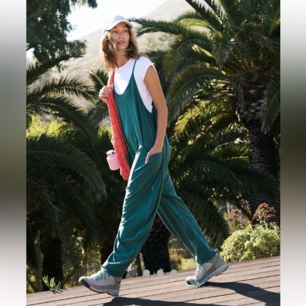 FREE PEOPLE Movement Hot Shot Onesie in Ivy